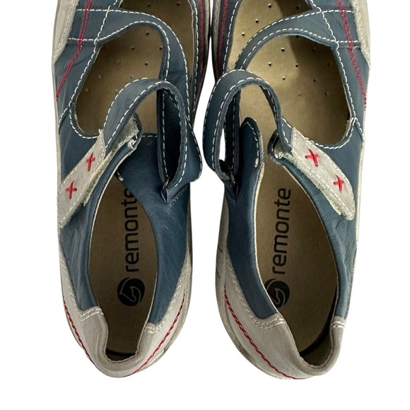 Remonte Leather Crisscross Flats - Picture 10 of 12